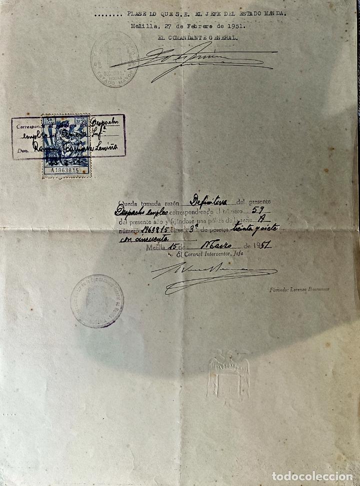 Militaria: NOMBRAMIENTO JEFE DEL ESTADO Y GENERALISIMO DE LOS EJERCITOS - Foto 2