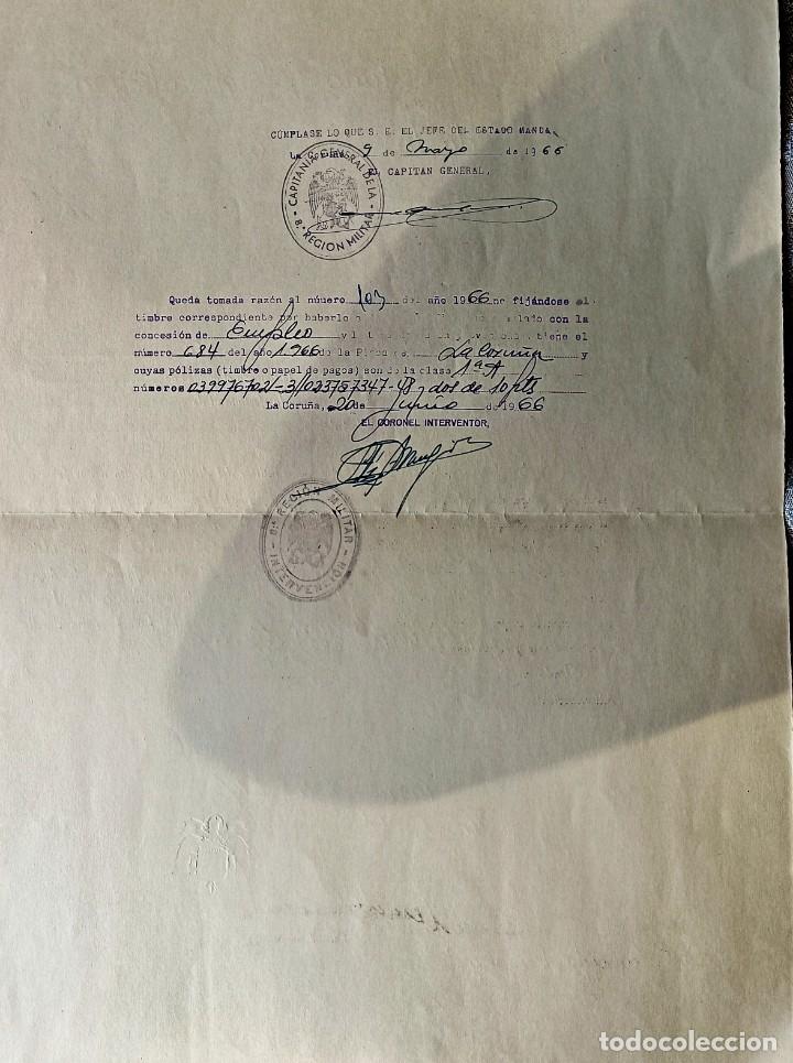 Militaria: NOMBRAMIENTO JEFE DEL ESTADO Y GENERALISIMO DE LOS EJERCITOS - Foto 2