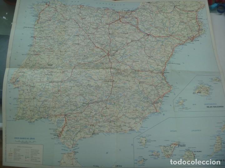 Militaria: MAPA DE ESPA&Ntilde;A, SERVICIO GEOGRAFICO DEL EJERCITO. 1983 - Foto 2