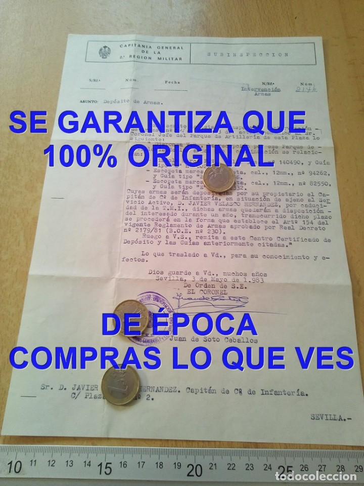 Militaria: SEVILLA INTERVENCION DE ARMAS A CAPITAN 1983 E51