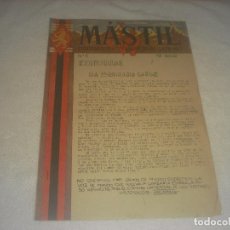 Militaria: MASTIL , CAMPAMENTO FCO. FRANCO RIAÑO , LEON 1945 , 13 JULIO 4 PAGS.