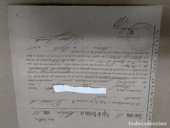 Military Antiques: militar documento de malaga 1911