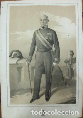 Military Antiques: LITOGRAFIA MILITARES. CARLOS AOBRA MANSILLA. LIT. VALDIVIESO. 39,5x26,5 CM. G-MILITAR-010