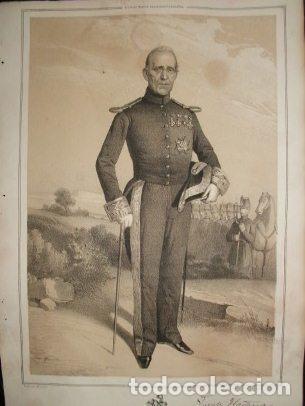 Military Antiques: LITOGRAFIA MILITARES. VICENTE IBARDUYA. LIT. VALDIVIESO. 39,5x26,5 CM. G-MILITAR-014