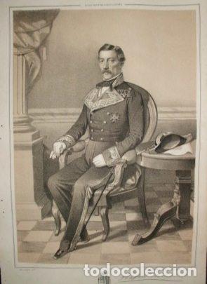 Military Antiques: LITOGRAFIA MILITARES. RAFAEL MENDICUTI. LIT. VALDIVIESO. 39,5x26,5 CM. G-MILITAR-018