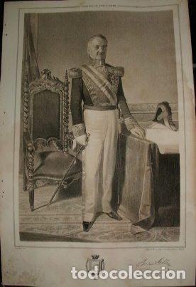 Militaria: LITOGRAFIA MILITARES. JUAN TELLO. LIT. VALDIVIESO. 39,5x26,5 CM. G-MILITAR-027