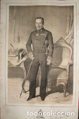 Militaria: LITOGRAFIA MILITARES. NICOLAS DE SEDANO. LIT. VALDIVIESO. 39,5x26,5 CM. G-MILITAR-031