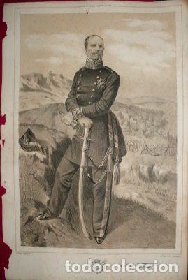 Military Antiques: LITOGRAFIA MILITARES. RAFAEL MAROTO. LIT. VALDIVIESO. 39,5x26,5 CM. G-MILITAR-039