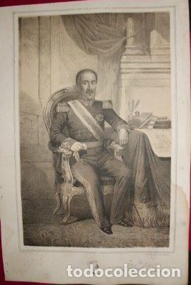 Military Antiques: LITOGRAFIA MILITARES. JOAQUIN FITER. LIT. MUGICA. 39,5x26,5 CM. G-MILITAR-049