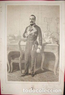 Military Antiques: LITOGRAFIA MILITARES. BRIGADIER FCO. MU&Ntilde;OZ GARCIA. LIT. J.J.MARTINEZ. 39,5x26,5 CM. G-MILITAR-053