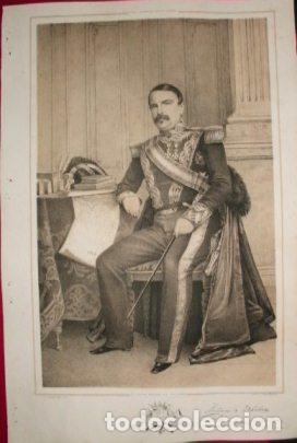 Militaria: LITOGRAFIA MILITARES. ANTONIO DE VIBIRTONDO. LIT. J. DONON. 39,5x26,5 CM. G-MILITAR-069