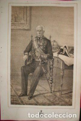 Militaria: LITOGRAFIA MILITARES. JOSE CORTINES Y ESPINOSA. LIT. LEGRAND. 39,5x26,5 CM. G-MILITAR-072