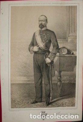 Militaria: LITOGRAFIA MILITARES. RAMON DE NONVILAS. LIT. S. GONZALEZ. 39,5x26,5 CM. G-MILITAR-076