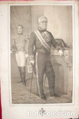 Militaria: LITOGRAFIA MILITARES. JUAN ANTONIO PARDO. LIT. S. GONZALEZ. 39,5x26,5 CM. G-MILITAR-079