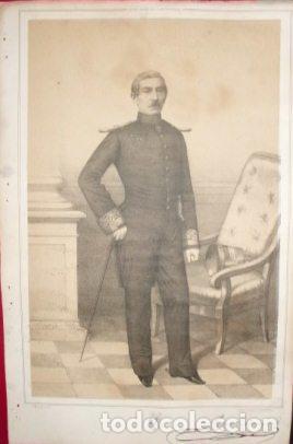 Militaria: LITOGRAFIA MILITARES. PEDRO DE ZARRAGA. LIT. S. GONZALEZ. 39,5x26,5 CM. G-MILITAR-081