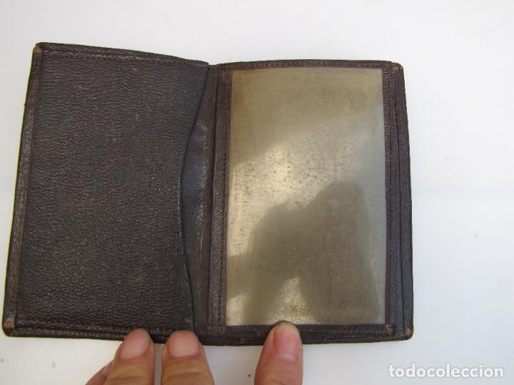 Militaria: 28.- Cartera piel Ejercito Espa&ntilde;ol - Foto 3