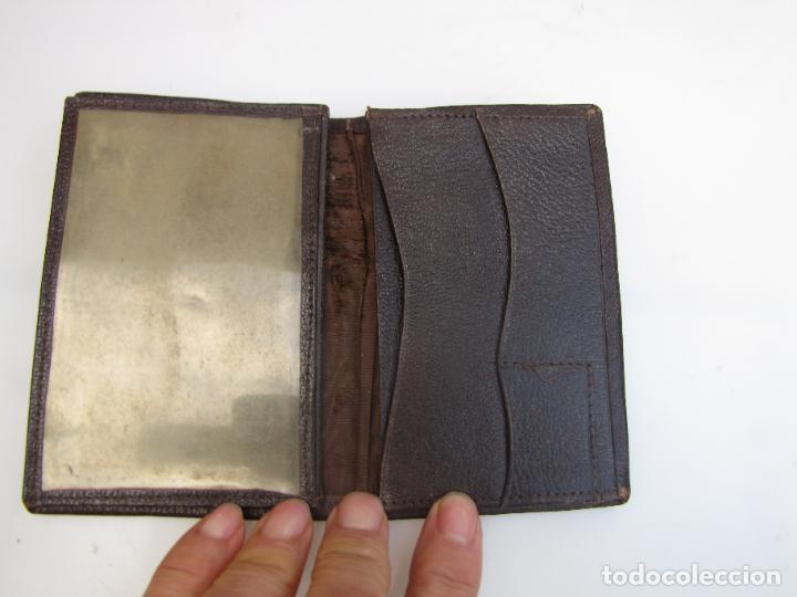 Militaria: 28.- Cartera piel Ejercito Espa&ntilde;ol - Foto 4