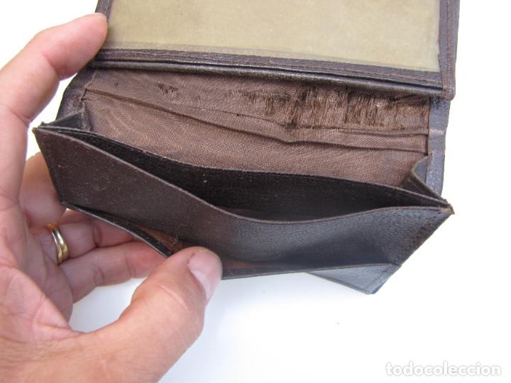 Militaria: 28.- Cartera piel Ejercito Espa&ntilde;ol - Foto 5