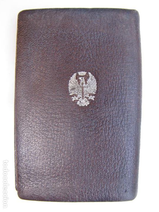 Militaria: 28.- Cartera piel Ejercito Espa&ntilde;ol