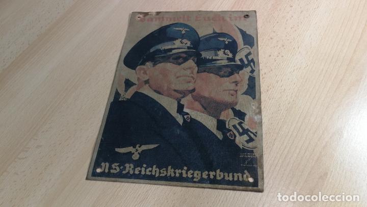 Militaria: Cartel de la Alemania nazi propagandístico, como de tela o algo asi, raro, antique - Foto 6 - 303469358