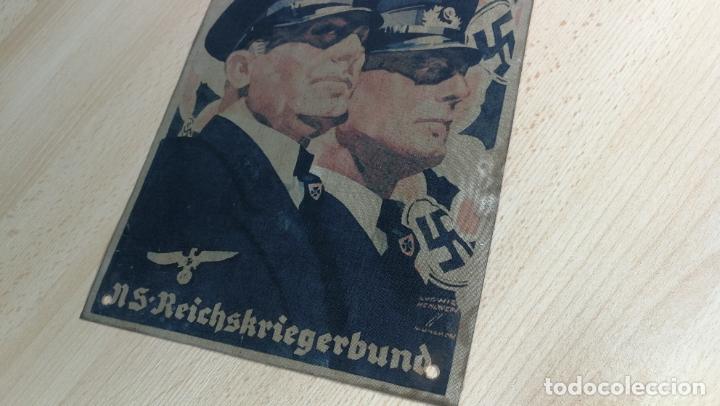 Militaria: Cartel de la Alemania nazi propagandístico, como de tela o algo asi, raro, antique - Foto 8 - 303469358