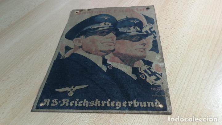 Militaria: Cartel de la Alemania nazi propagandístico, como de tela o algo asi, raro, antique - Foto 9 - 303469358