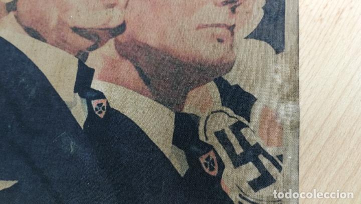Militaria: Cartel de la Alemania nazi propagandístico, como de tela o algo asi, raro, antique - Foto 13 - 303469358