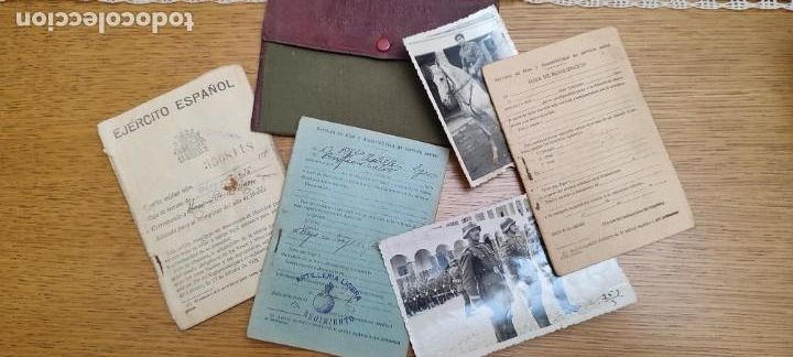 Militaria: Lote militar documentos guerra Civil Rep&uacute;blica variado
