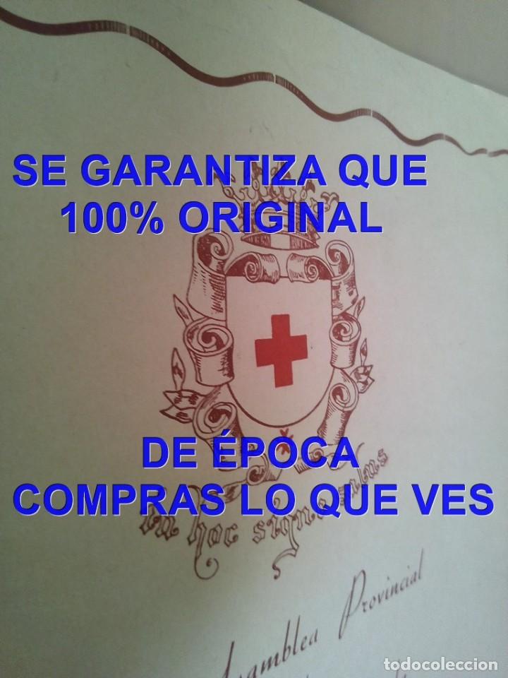 Military Antiques: CRUZ ROJA SEVILLA DIPLOMA GRATITUD A JOSE MARIA DE MENA HISTORIADOR SEVILLANO C11