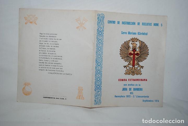 Military Antiques: JURA DE BANDERAS , CERRO MURIANO , 1974