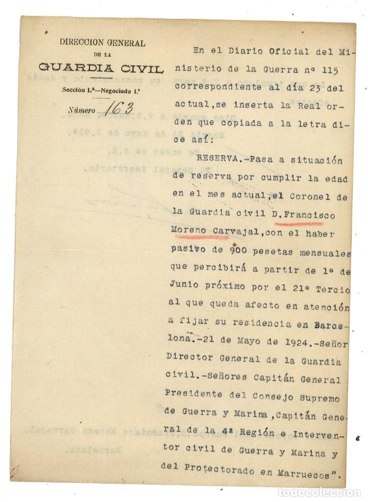 Military Antiques: Guardia Civil, 1924