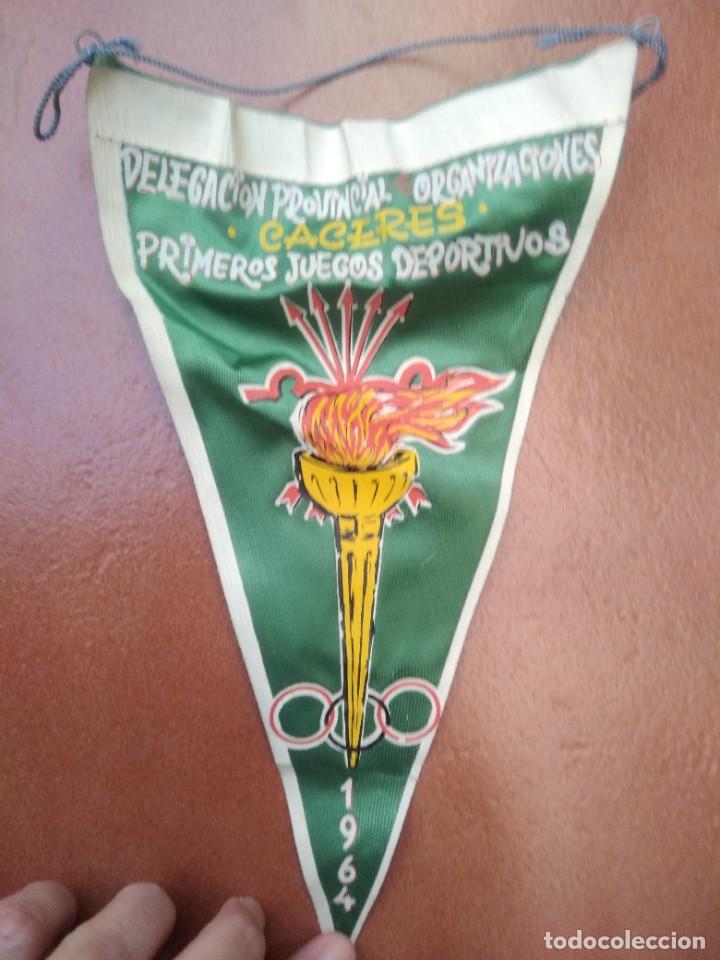 Military Antiques: Banderin delegacion provincial organizaciones caceres primeros juegos deportivos