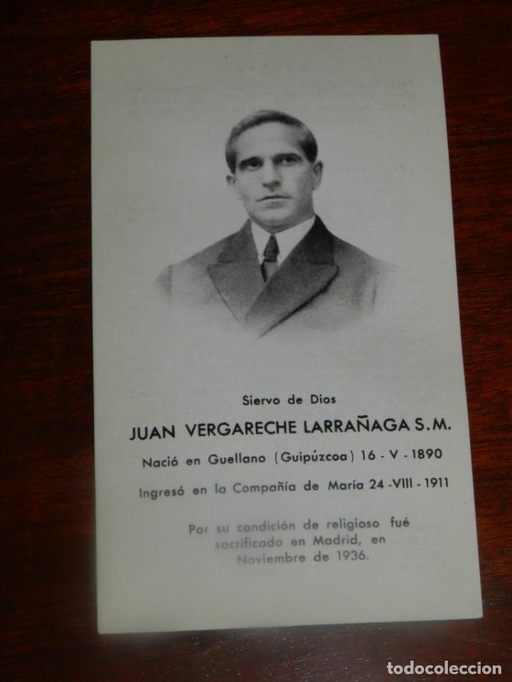 Military Antiques: RECORDATORIO DE LA MUERTE DE JUAN VERGARACHE LARRA&Ntilde;AGA, MUERTO EN MADRID EN1936, PLENA GUERRA CIVIL,
