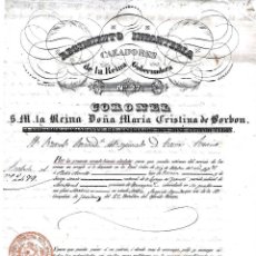 Militaria: MADRID-L'ESPLUGA DE FRANCOLÍ 1853 REGIMIENTO DE INFANTERIA Nº 27. SEGUNDA GUERRA CARLISTA. LOTE 0016. Lote 316118183
