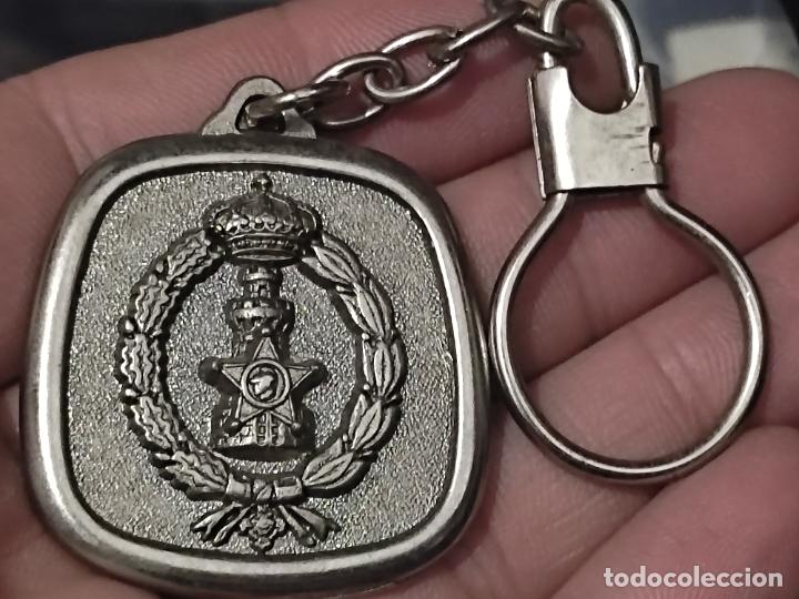 Militaria: EJERCITO INGENIEROS ACADEMIA LLAVERO METAL 4,5 CMS ALTO MILITAR