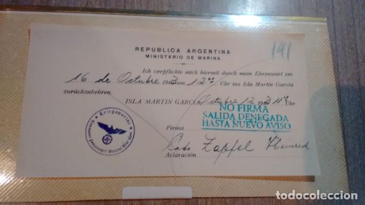 Militaria: GRAF SPEE - DOCUMENTO