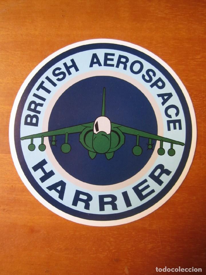 Militaria: Pegatina Militar British Aerospace Harrier
