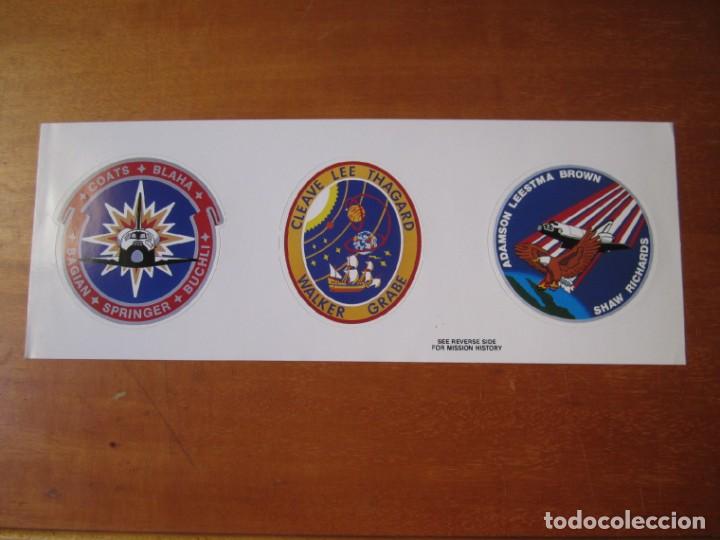 Militaria: Pegatina Laminas Escudos Misiones Espaciales NASA STS-28, STS-30 y STS-29