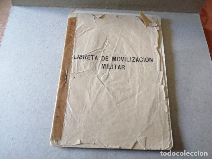 Militaria: antigua libreta de movilizacion militar ver fotos