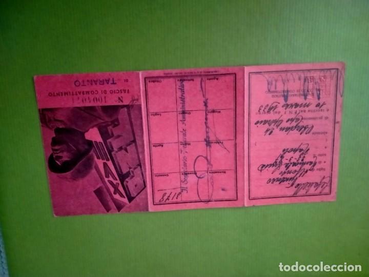Militaria: carnet militar de fascio di combattimento