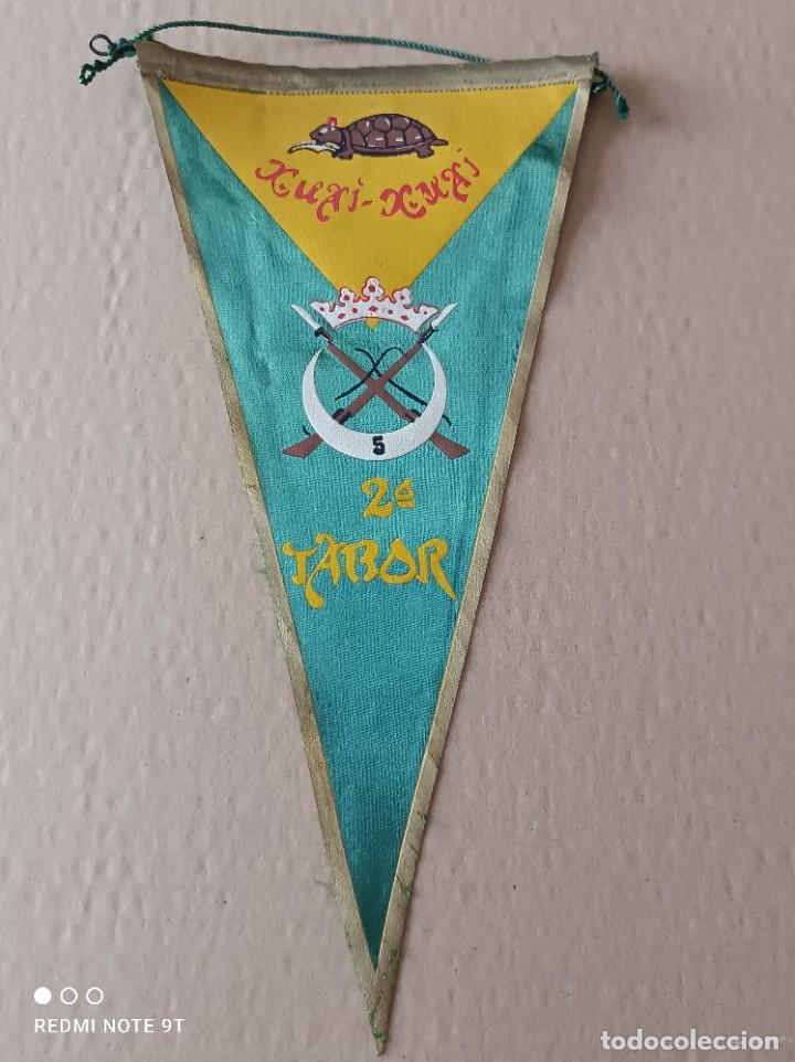Militaria: BANDER&Iacute;N EJ&Eacute;RCITO ESPA&Ntilde;OL SEGUNDO 2&ordm; TABOR - Foto 1