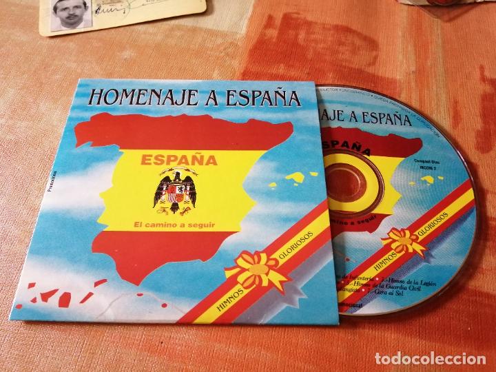 Militaria: CD homenaje a espa&ntilde;a himnos gloriosos ver fotos