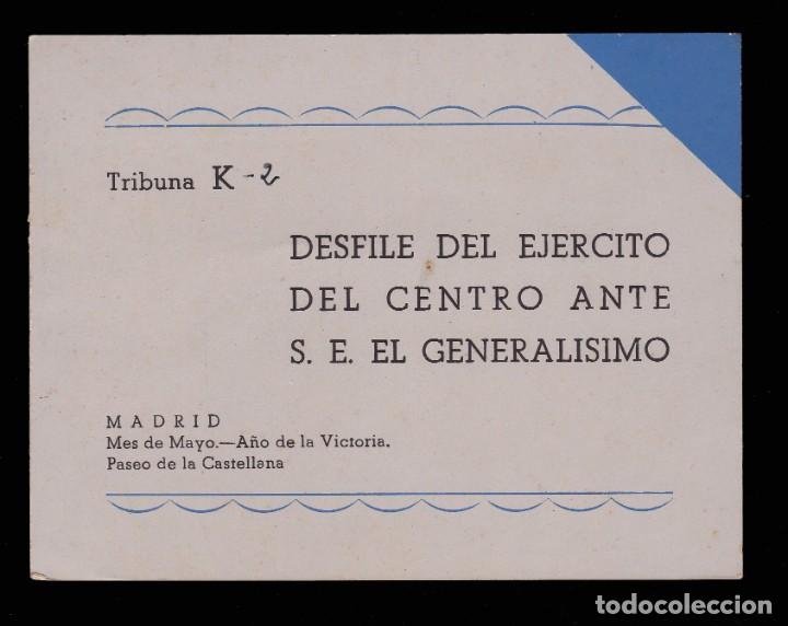 Militaria: *** PASE AL DESFILE ANTE EL GENERAL&Iacute;SIMO (MADRID). ESTADO MAYOR, EJERCITO DEL CENTRO, 2&ordf; SECCI&Oacute;N ***