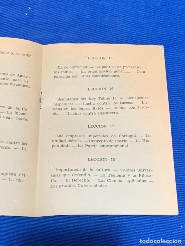 Militaria: PROGRAMA FORMACION DEL ESPIRITU NACIONAL 3&ordm; CURSO 1957 16X11CMS - Foto 4