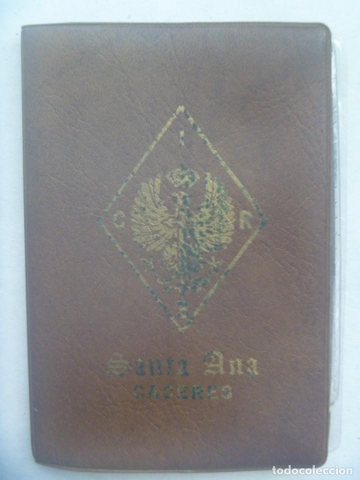 Military Antiques: CENTRO INSTRUCCION RECLUTAS, C.I.R. N&ordm; 3: CARTERA PARA CARNET DE CONDUCIR, ETC. SANTA ANA, CACERES