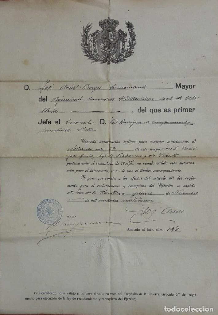 Militaria: REGIMIENTO LANCEROS VILLAVICIOSA CABALLERIA 1929