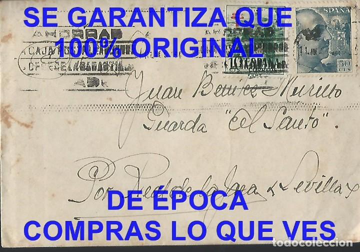 Militaria: CAMAS CARTA DESDE COMANDANCIA GUARDIA CIVIL EL SANTO GUARDA REAL DE LA JARA F15
