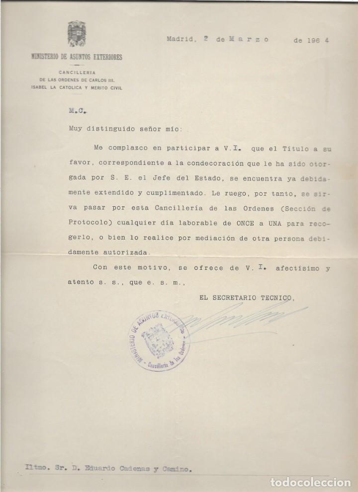 Militaria: MADRID.- CANCILLERIA ORDENES CARLOS III,ISABEL CATOLICA Y MERITO CIVIL- VER FOTOS