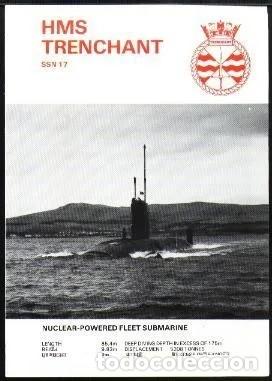 Militaria: WELCOME ABOARD SUBMARINO HMS TRENCHANT + CARTA