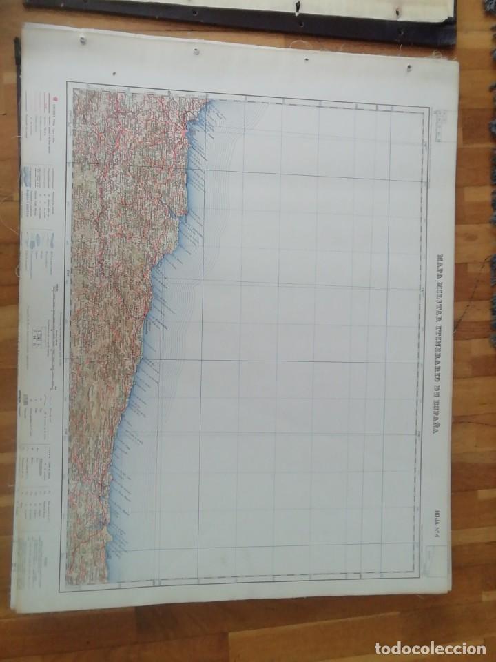 Military Antiques: Mapa militar itinerario de Espa&ntilde;a n&uacute;mero 4Santander Castro Urdiales.. Mide 73 x58 cms